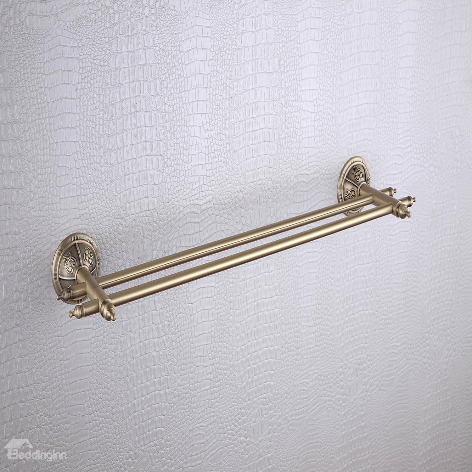 Venetian Bronze Brass 24 Inch Double Towel Bar Feel Good Mattress   10949932 1 